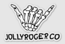 All Good JollyRogerCo Shaka Sticker